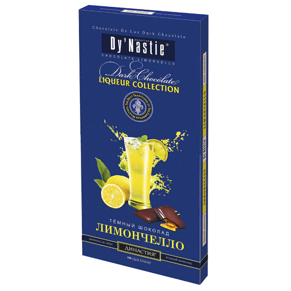 №3 Династия Шоколад "Лимончело", (блок 10шт по 100г)  в Вологде